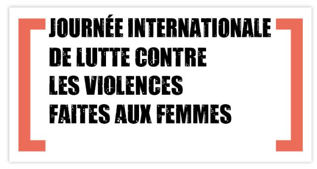 25 novembre 2019 – Journée internationale pour l’élimination de la violence à l’égard des femmes