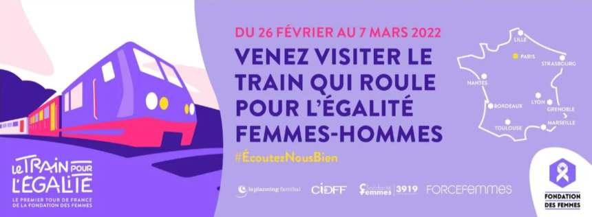 Solidarité Femmes Miléna soutient « le train pour l’Egalité »