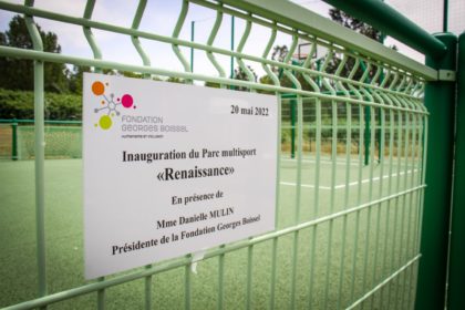 Inauguration du parc multisport « RENAISSANCE » à l’ESM Portes de l’Isère